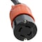 Ac Works SOOW; Cold Weather Extension Cord, 10 AWG, Indoor/Outdoor, 10/4, 1 Outlets, L15-30R, Black, Rubber L1530PR-100 - alternate 5